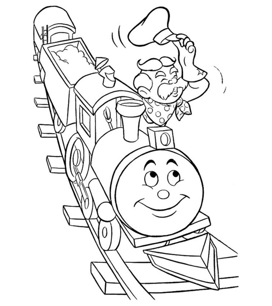 Top 20 Free Printable Train Coloring Pages Online