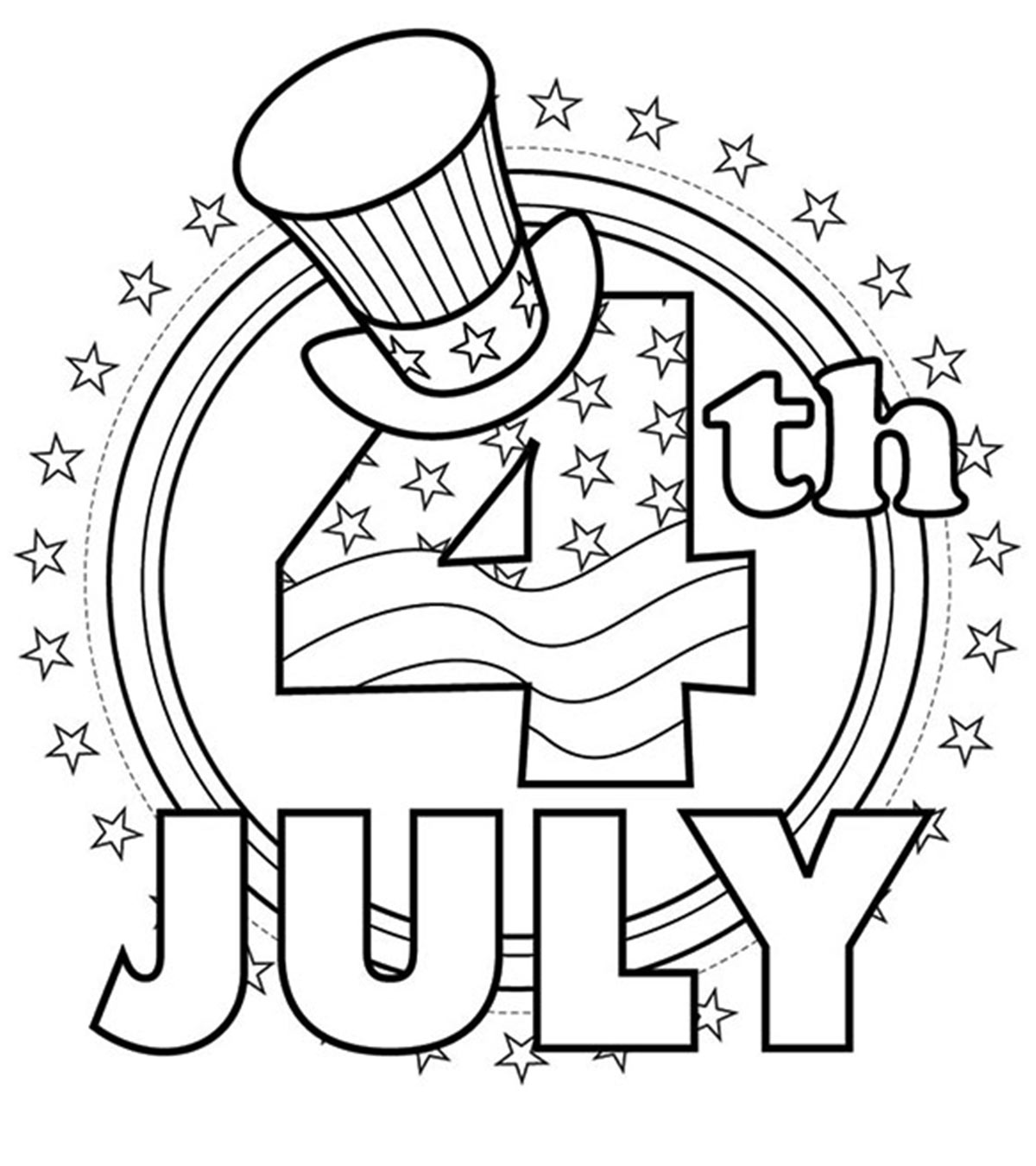 July 4Th Coloring Pages Printable / 4 Patriotic Free Printable 4th Of July Coloring Pages This Tiny Blue House