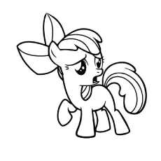 Apple Bloom, My Little Pony coloring page_image