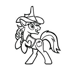 Braeburn, My Little Pony coloring page