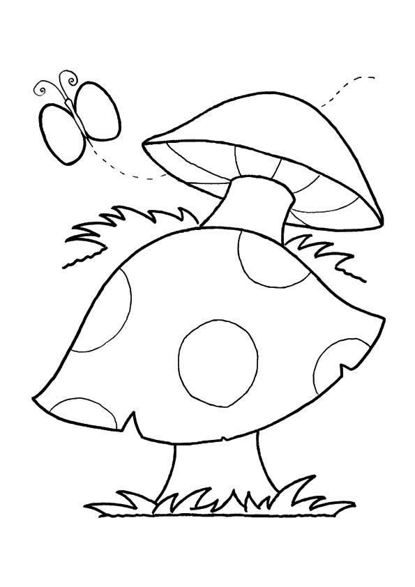 A-Mushroom-Coloring-Pages-shape