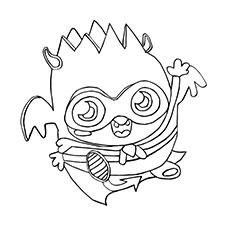 Kleurplaat Moshi monster coloring page