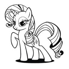 Little Pony coloring pages for kids - My Little Pony Kids Coloring Pages