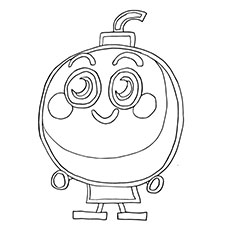 Moshi monsters coloring page for children