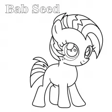 Bab Seed, My Little Pony coloring page_image