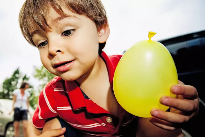 Balloon hunt games for kids