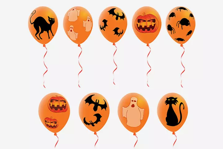 Monster-themed balloon games for kids