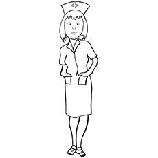 Beautiful Nurse Printable Coloring Pages - Free Printable Coloring Pages