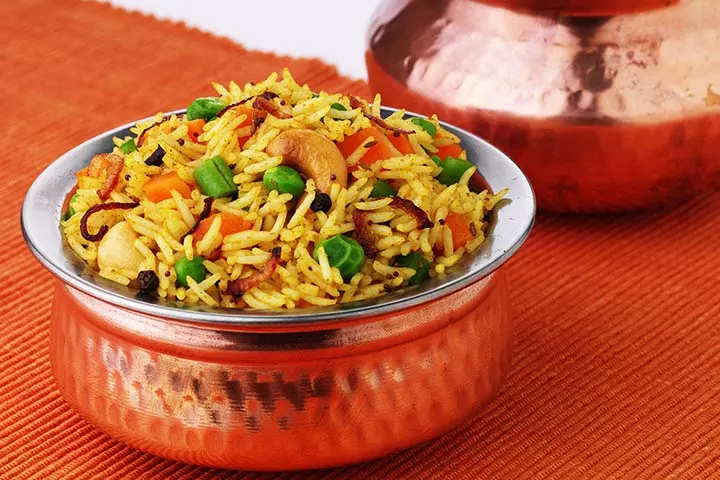 Biryani rice recipe for kids