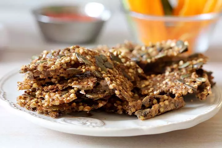 Buckwheat crackers for babies