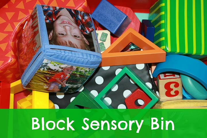 Building blocks, sensory activity for infants