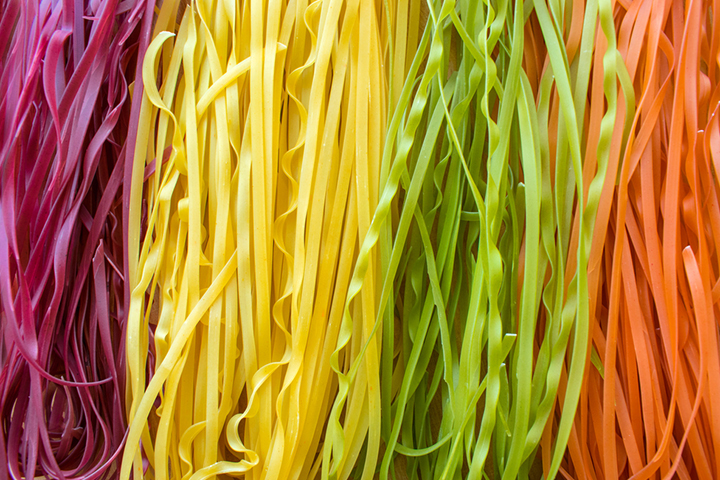 Colored noodles, Coloring activities for preschoolers