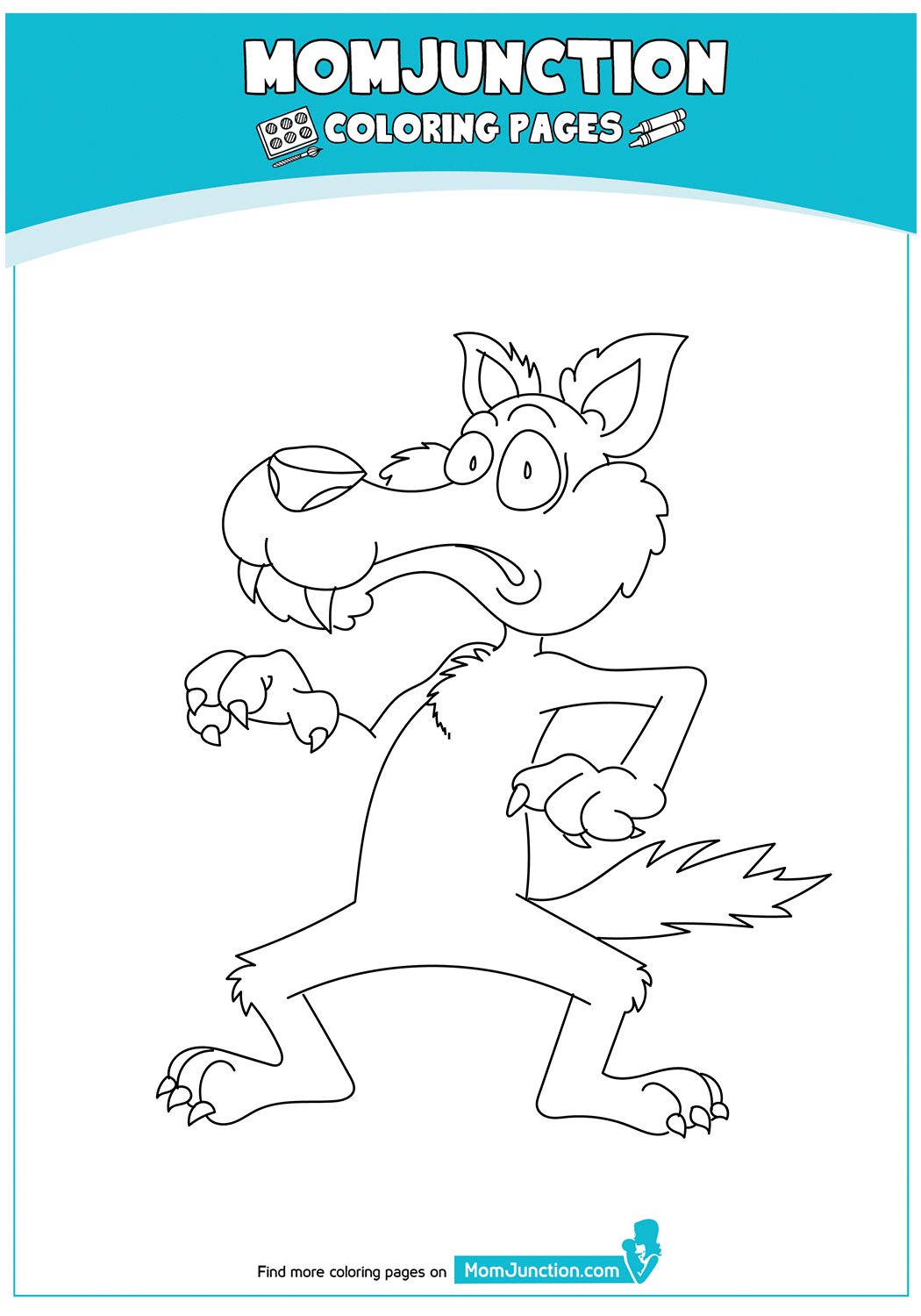 Coloring-Pages-of-Cartoon-Wolf-16