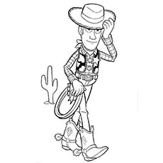 Cool cowboy coloring page_image