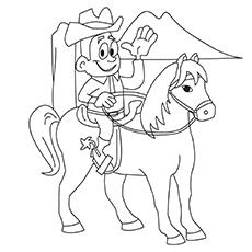 25+ Amazing Picture of Cowboy Coloring Pages - entitlementtrap.com