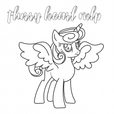 Flurry Heart, My Little Pony coloring page