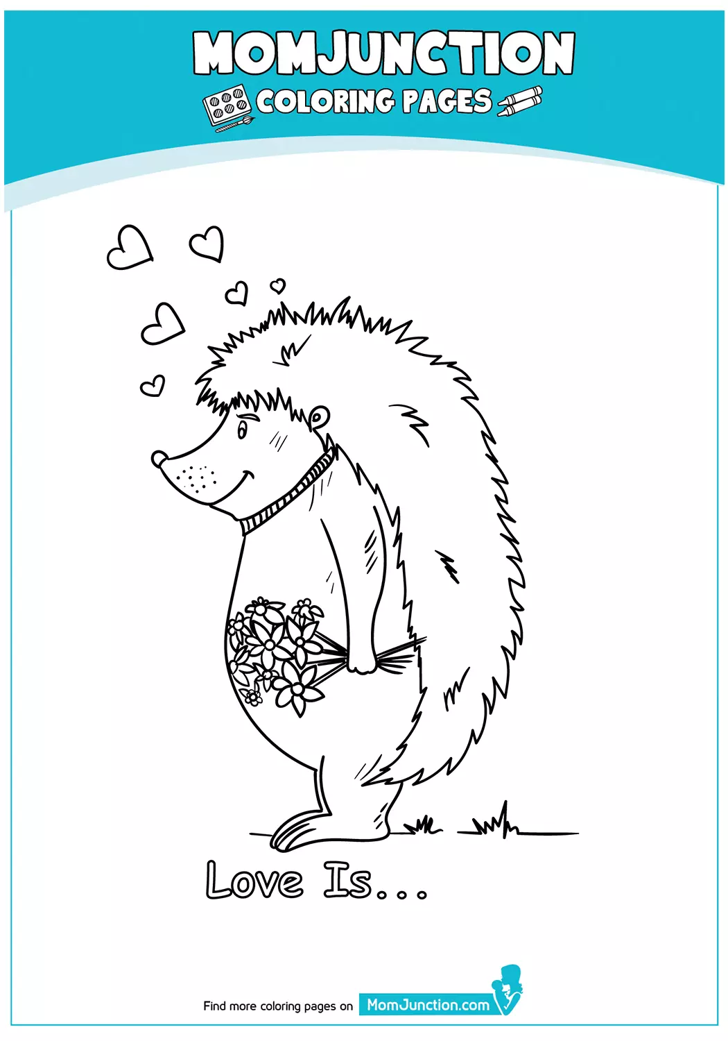 Hedgehog-With-Flowers-18