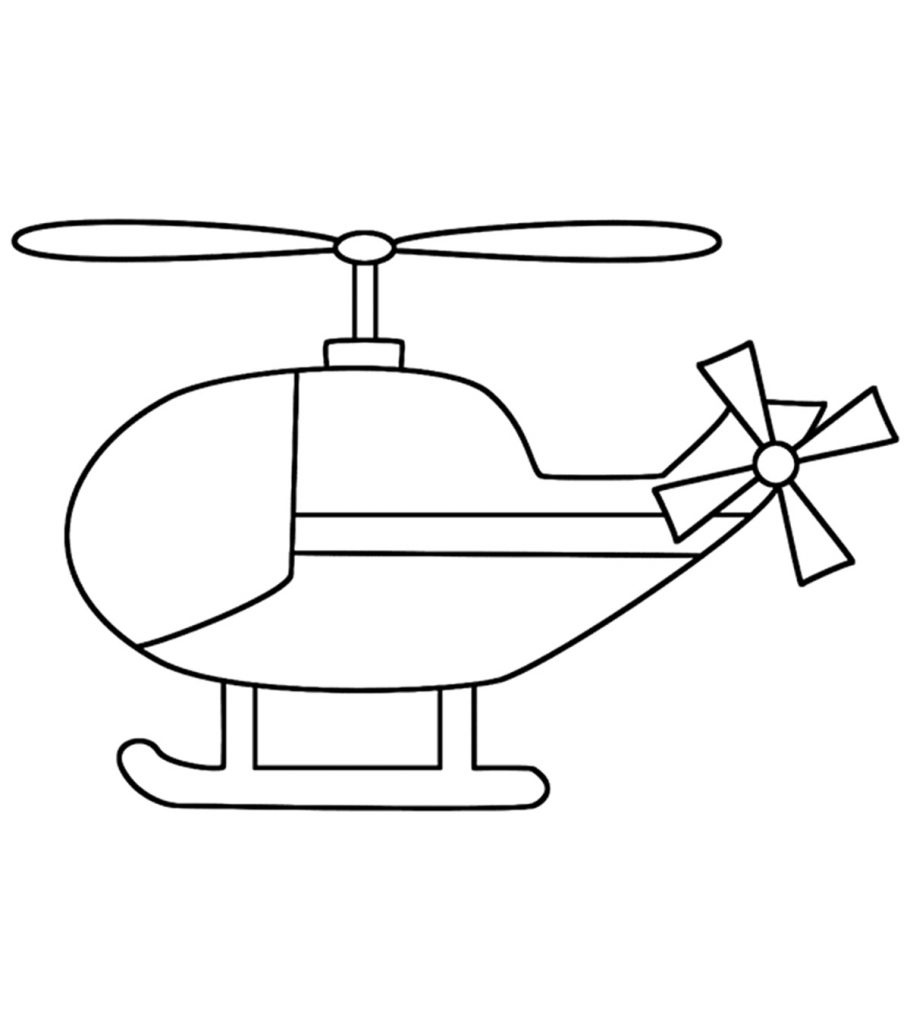 police helicopter coloring pages