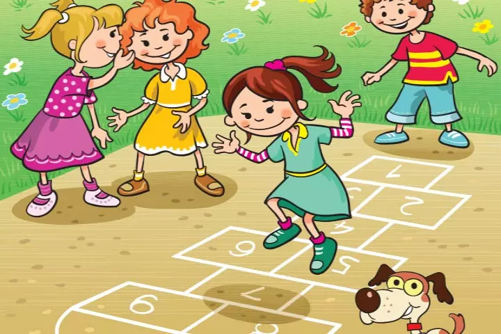 Hopscotch outdoor games and activities