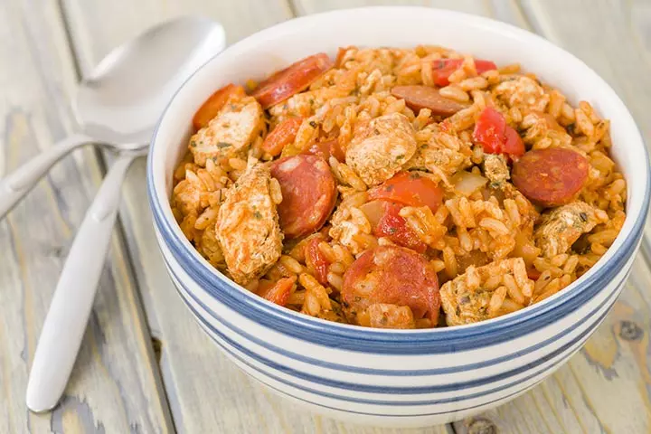 Jambalaya rice recipe for kids