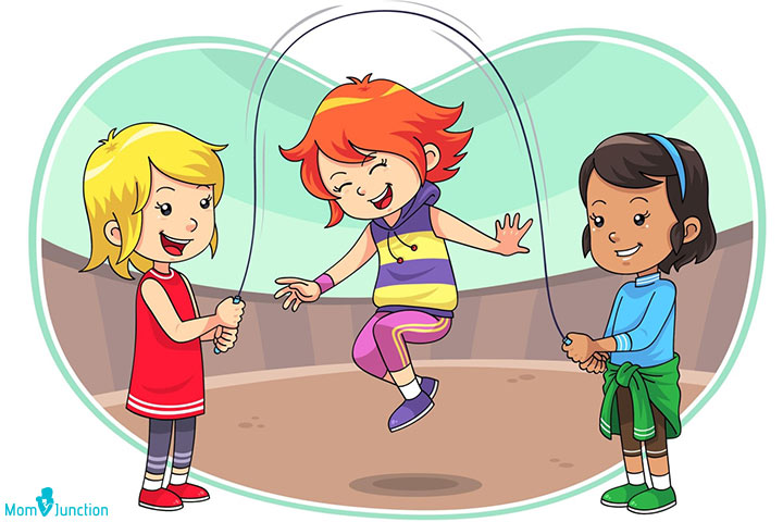 Jump rope outdoor games and activities
