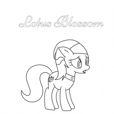 Lotus Blossom, My Little Pony coloring page