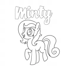 Minty, My Little Pony coloring page_image