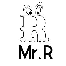 Mr. R coloring page