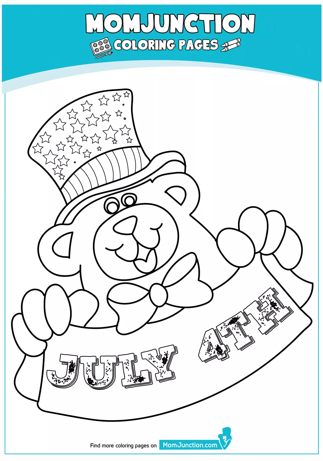 Patriotic-Teddy-Holding-Banner-317