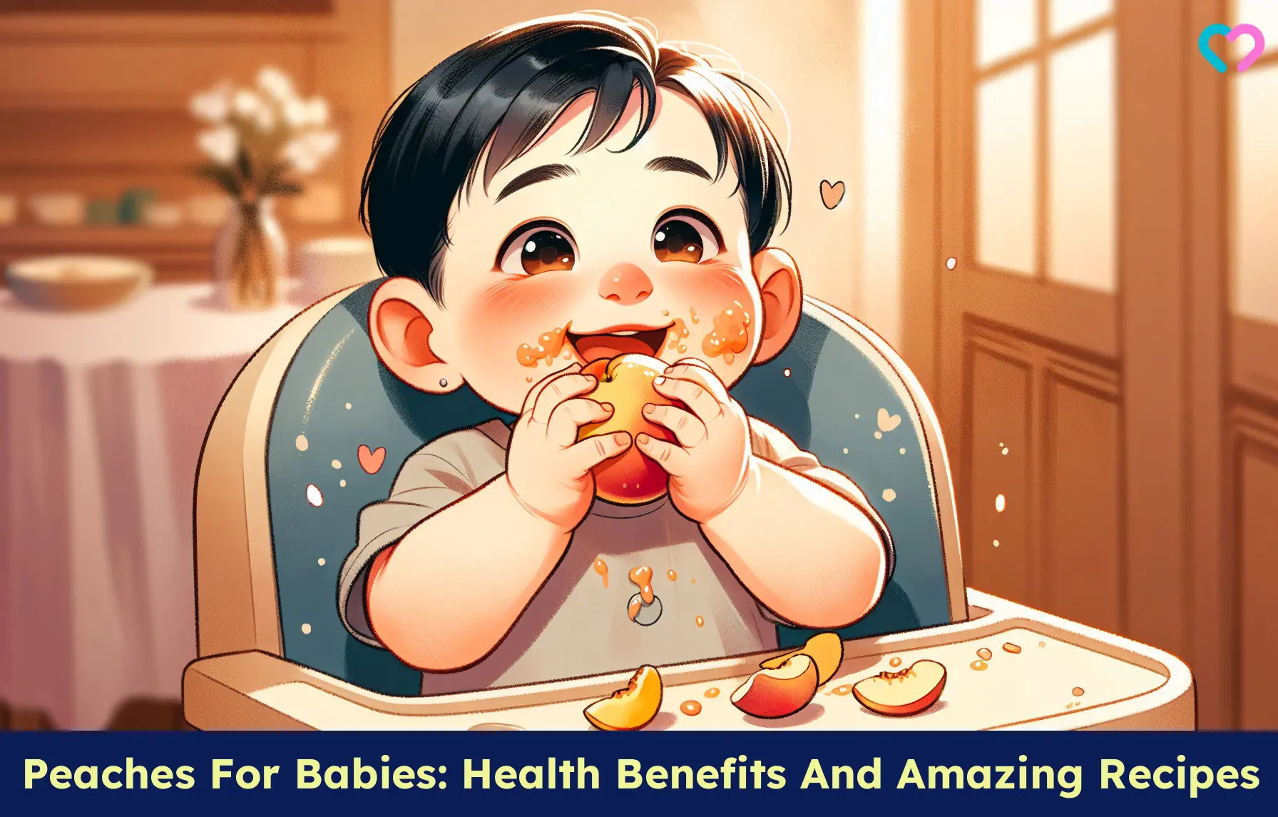 Peaches For Babies: Health Benefits And Amazing Recipes_illustration