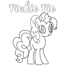 Pinkie Pie, My Little Pony coloring page_image