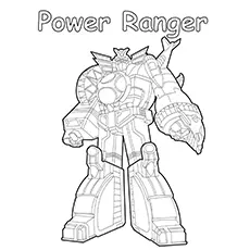 Power Rangers Mega Force vehicle coloring page_image