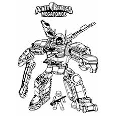 top 25 free printable power rangers megaforce coloring pages online