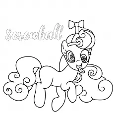 Screwball, My Little Pony coloring page_image