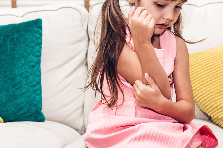 Skin rashes could be a symptom of viral infections in children 
