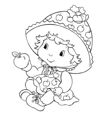 20 Beautiful Strawberry Shortcake Coloring Pages For Your Little Ones