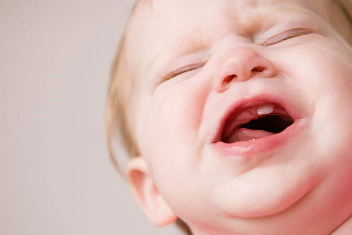 Teething may cause gum pain in babies