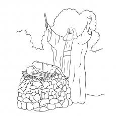 father abraham coloring page