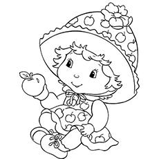 plum pudding strawberry shortcake coloring pages