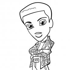 The Cameron, Bratz coloring page