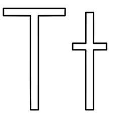 letter t coloring pages