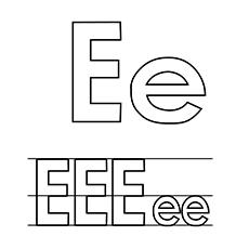 top 10 free printable letter e coloring pages online