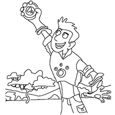The Christ Kratts wild kratts coloring page