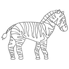 Top 20 Free Printable Zebra Coloring Pages Online