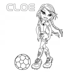 The Cloe, Bratz coloring page