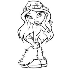 Bratz coloring picture