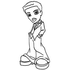 Dylan, Bratz coloring page