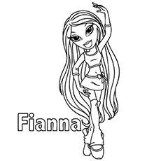 Fianna, Bratz coloring page