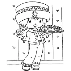 Ginger Snap from Strawberry Shortcake coloring page_image
