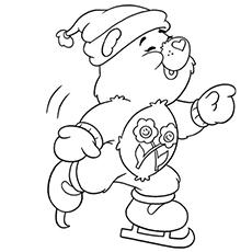 Free Coloring Pages Ice Skating